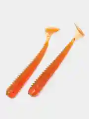 Коричневый силиконовая приманка ChebLures Swing Impact, 5 см, 2 штуки