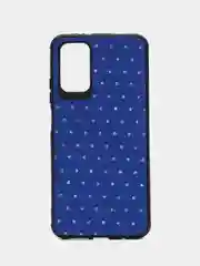 Синий чехол Xiaomi Poco M3 / Redmi 9T, Сяоми Поко М3, Редми 9Т силиконовый под кожу, со стразами