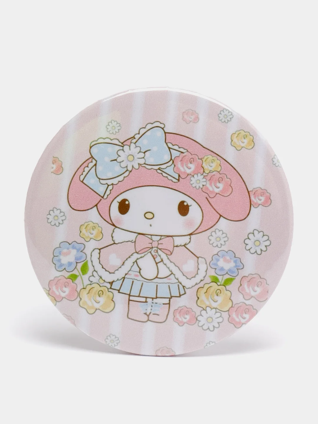 Вишнёвый значки Hello Kitty, Kuromi, Little Twin Stars, Badtz-Maru и другие