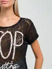 Топ летний, прозрачный, повседневный