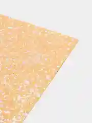 Желтый кожзам с крупными блестками 30*20см