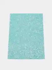 Голубой кожзам с крупными блестками 30*20см