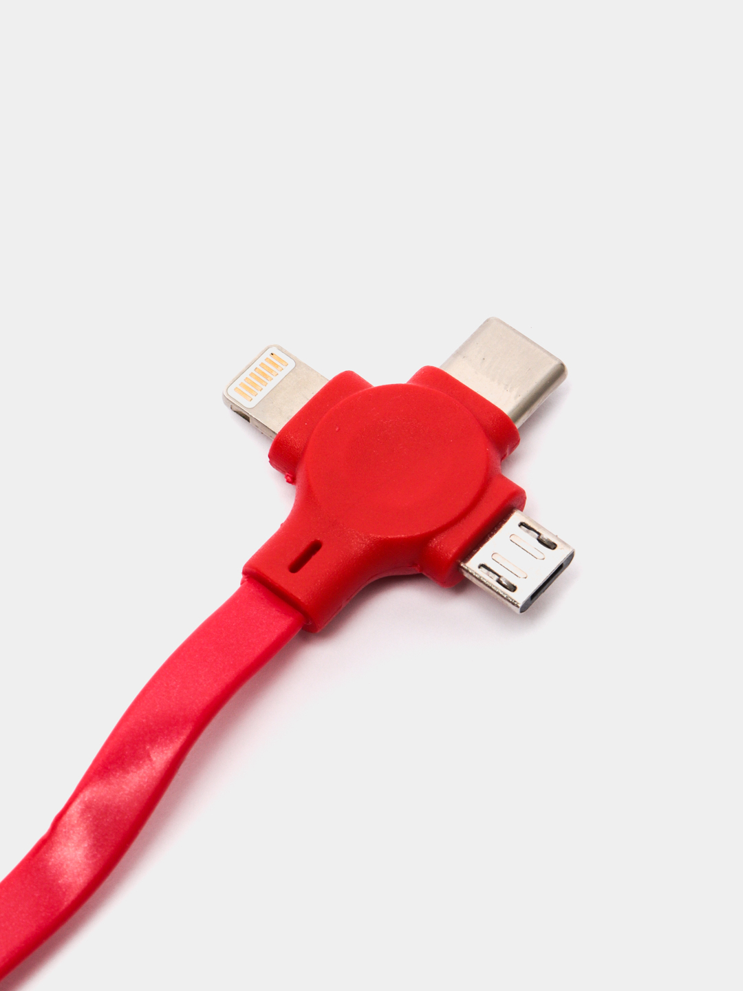 Подставка для телефона, кабель 3 в 1 Micro Usb / Type-C / Lightning и  зеркало купить по цене 100 ₽ в интернет-магазине Магнит Маркет