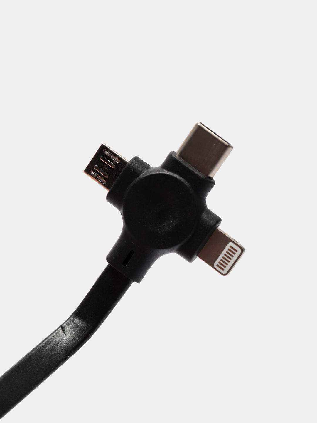 Подставка для телефона, кабель 3 в 1 Micro Usb / Type-C / Lightning и  зеркало купить по цене 100 ₽ в интернет-магазине KazanExpress