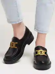 Черный женские туфли