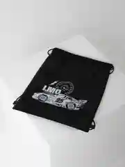 Черный мешок для обуви с принтом "Гоночный авто"
