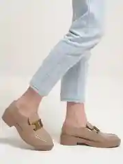 Бежевый женские туфли