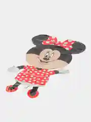 Вишнёвый фольгированный воздушный шар Микки Маус, Минни Маус
