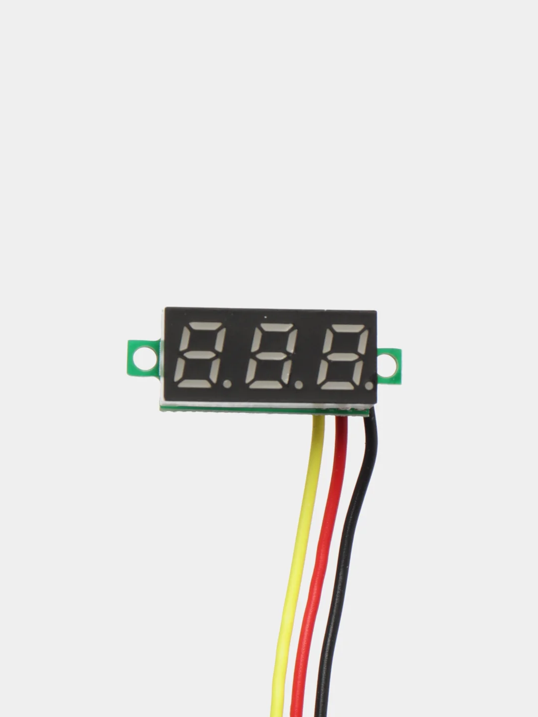 Красный цифровой вольтметр 0-100V, без корпуса, 4 цвета