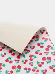 Вишнёвый кожзам "Ягода", 20*33 см