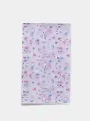 Сиреневый кожзам "Цветочный", 20*33 см