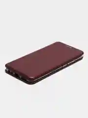 Бордовый чехол-книжка XIAOMI 10TPro, 11Pro, Note 10 Lite,Redmi 9, 9A, 9T/PocoM3, Note 10, Note 9T