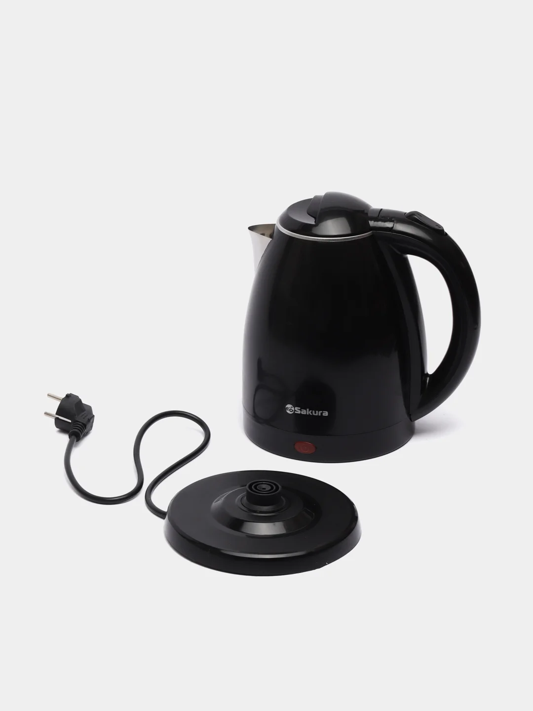 Черный чайник электрический Sakura SA-2138BK, 1.8 л