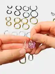 Серьги - кольца унисекс Конго швензы бублики