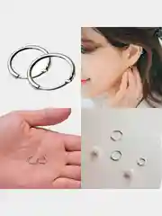 Серьги - кольца унисекс Конго швензы бублики