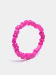 Фуксия кольцо из бисера