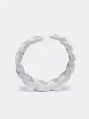 Белый кольца Chain разноцветные