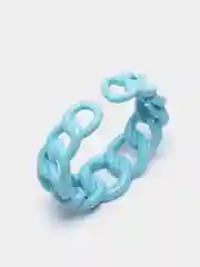 Голубой кольца Chain разноцветные
