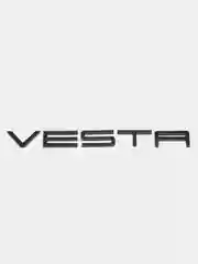 Черный эмблема VESTA на багажник в стиле Porsche