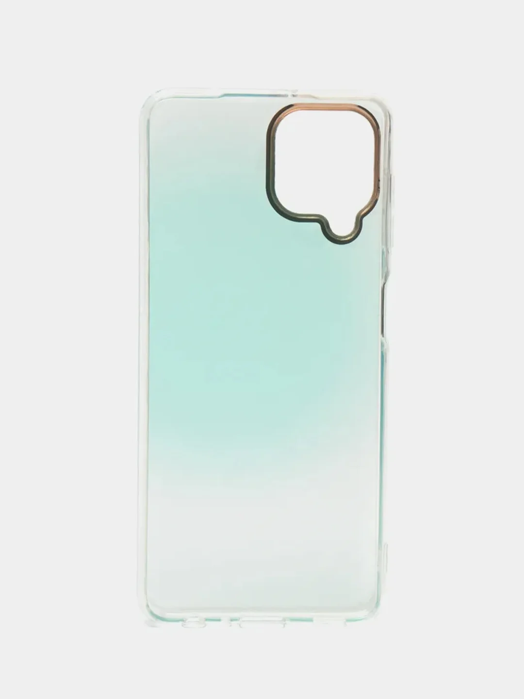 Мятный чехол прозрачный с рисунком Samsung Galaxy A22 4G, M22, M32, Самсунг Галакси А22, М22, М32