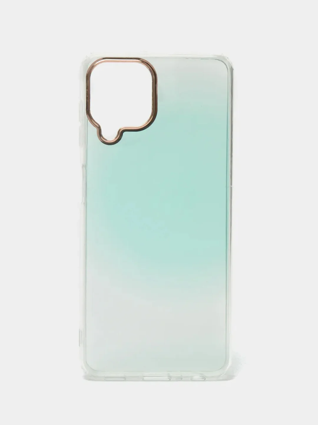 Мятный чехол прозрачный с рисунком Samsung Galaxy A22 4G, M22, M32, Самсунг Галакси А22, М22, М32