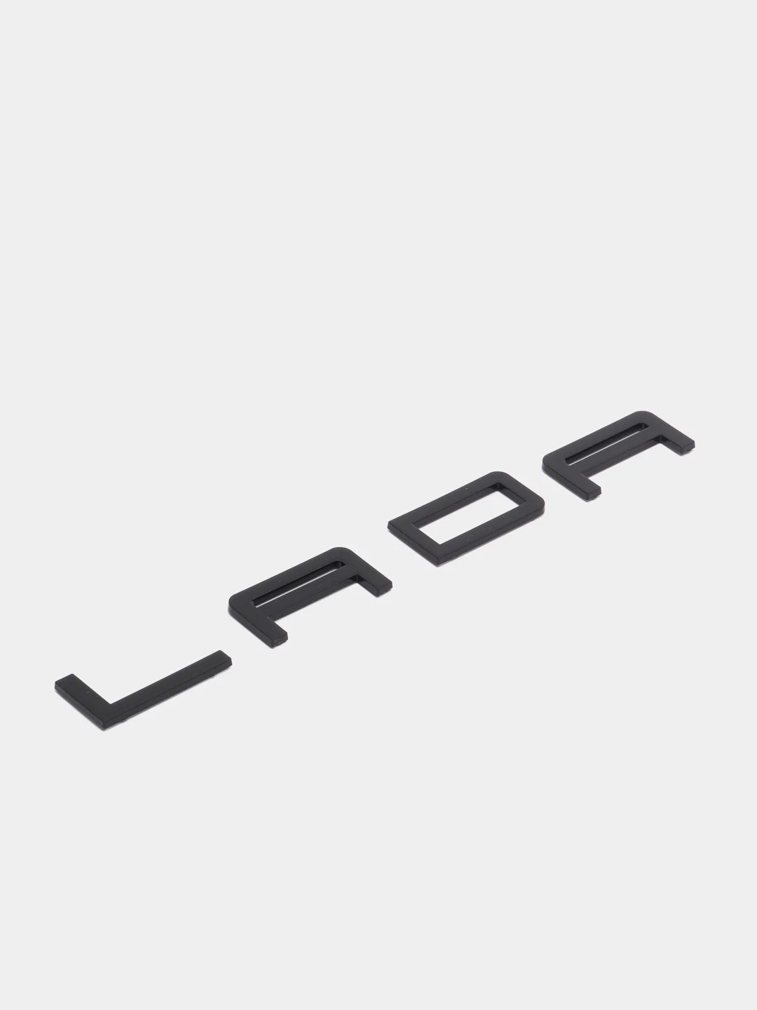Черный эмблема Lada на багажник в стиле Porsche
