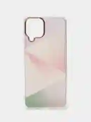 Пудровый чехол прозрачный с рисунком Samsung Galaxy A22 4G, M22, M32, Самсунг Галакси А22, М22, М32