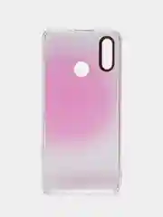 Розовый чехол Huawei P Smart 2019 / Honor 10 Lite, Хонор 10 Лайт, твердый, прозрачный, с рисунком