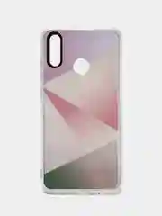 Пудровый чехол Huawei P Smart 2019 / Honor 10 Lite, Хонор 10 Лайт, твердый, прозрачный, с рисунком