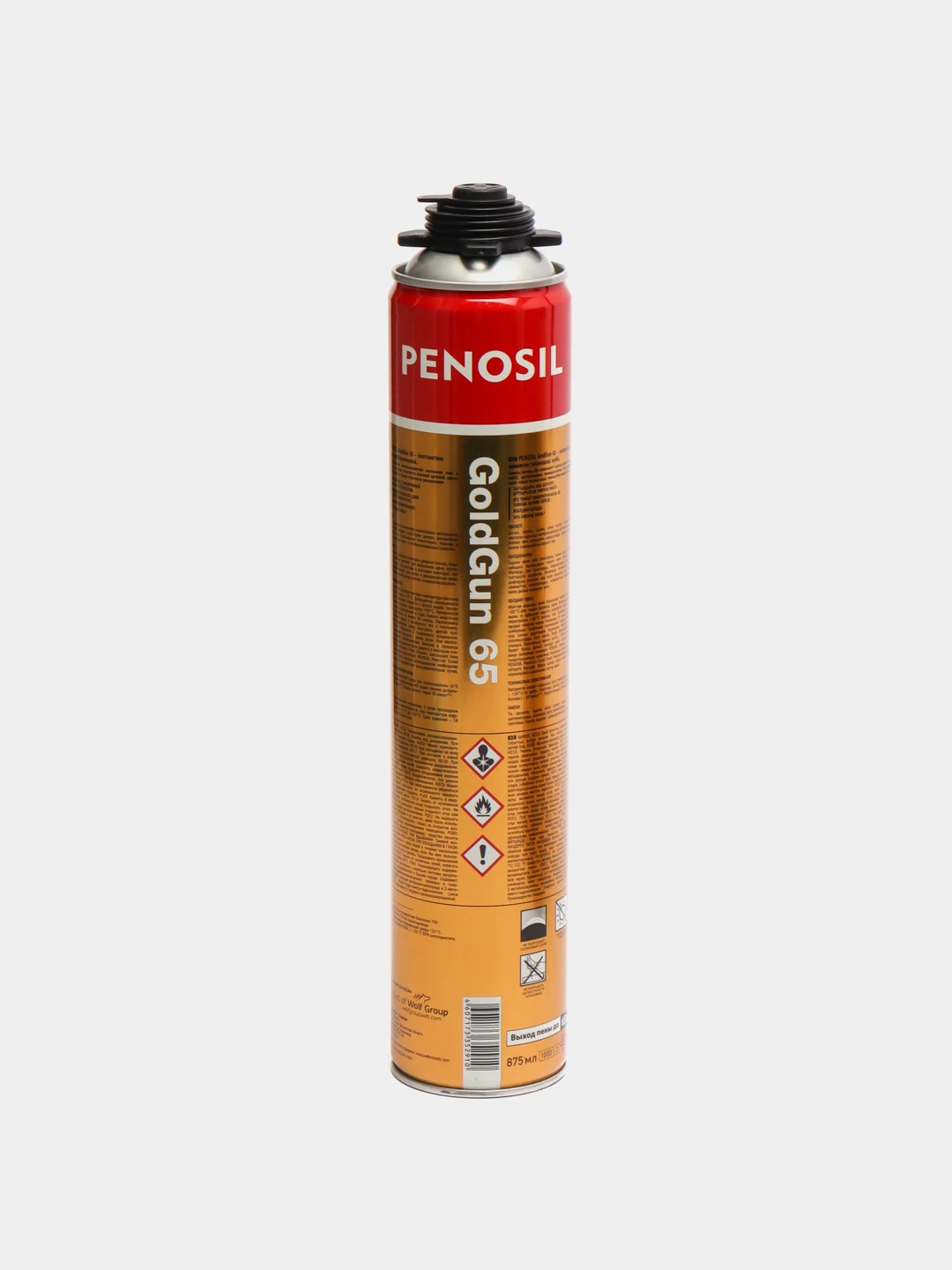 Пена монтажная PENOSIL GoldGun 65 / Лето / 875 мл / 5 шт и 12 шт