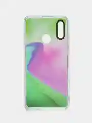 Пурпурный чехол Huawei P Smart 2019 / Honor 10 Lite, Хонор 10 Лайт, твердый, прозрачный, с рисунком