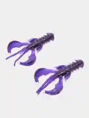 Фиолетовый силиконовая приманка ChebLures рак Nimble, 6,4 см, 2 штуки