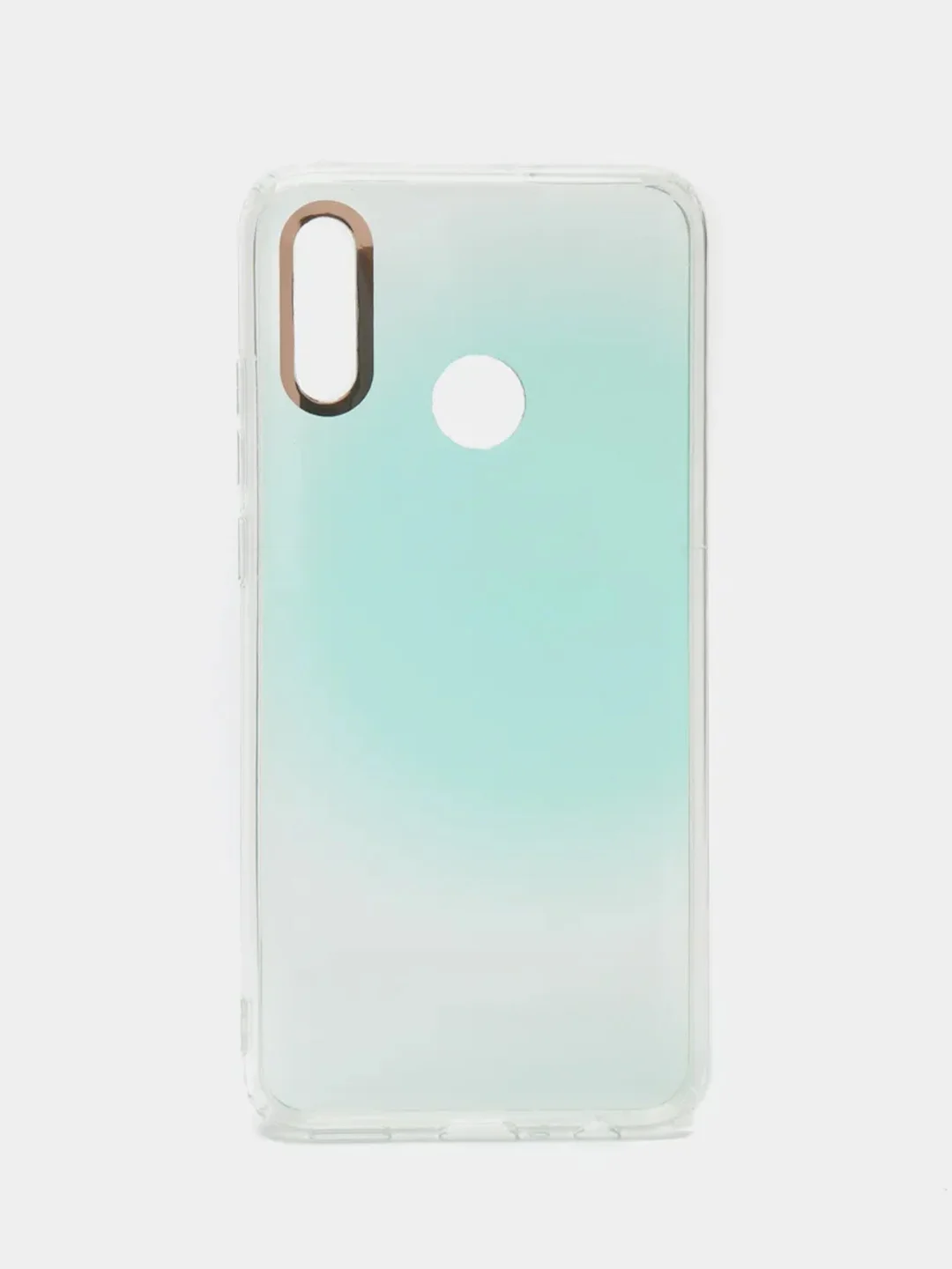 Мятный чехол Huawei P Smart 2019 / Honor 10 Lite, Хонор 10 Лайт, твердый, прозрачный, с рисунком
