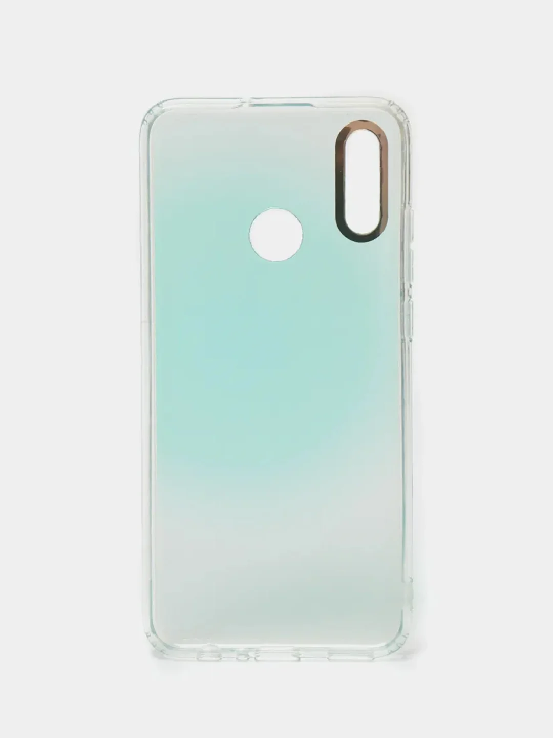 Мятный чехол Huawei P Smart 2019 / Honor 10 Lite, Хонор 10 Лайт, твердый, прозрачный, с рисунком