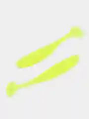 Желтый силиконовая приманка ChebLures Easy Shiner, 7 см, 2 штуки