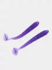 Фиолетовый силиконовая приманка ChebLures Swing Impact, 5 см, 2 штуки