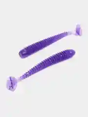 Фиолетовый силиконовая приманка ChebLures Swing Impact, 5 см, 2 штуки