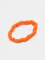 Оранжевый кольцо из бисера