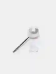 Белый гвоздики - серьги с жемчугом
