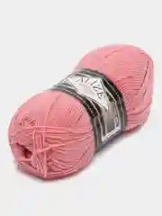 Коралловый пряжа Alize Superlana Klasik,  25% Шерсть 75% Акрил, 100 г, 280 м