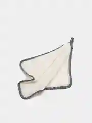 Белый тряпка салфетки из микрофибры, впитывающая