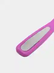 Фиолетовый пилка для ног двусторонняя, металлическая терка для педикюра