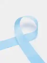 Голубой лента репсовая, 2,5 см
