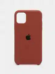 Коричневый чехол Silicone Case для iPhone 11