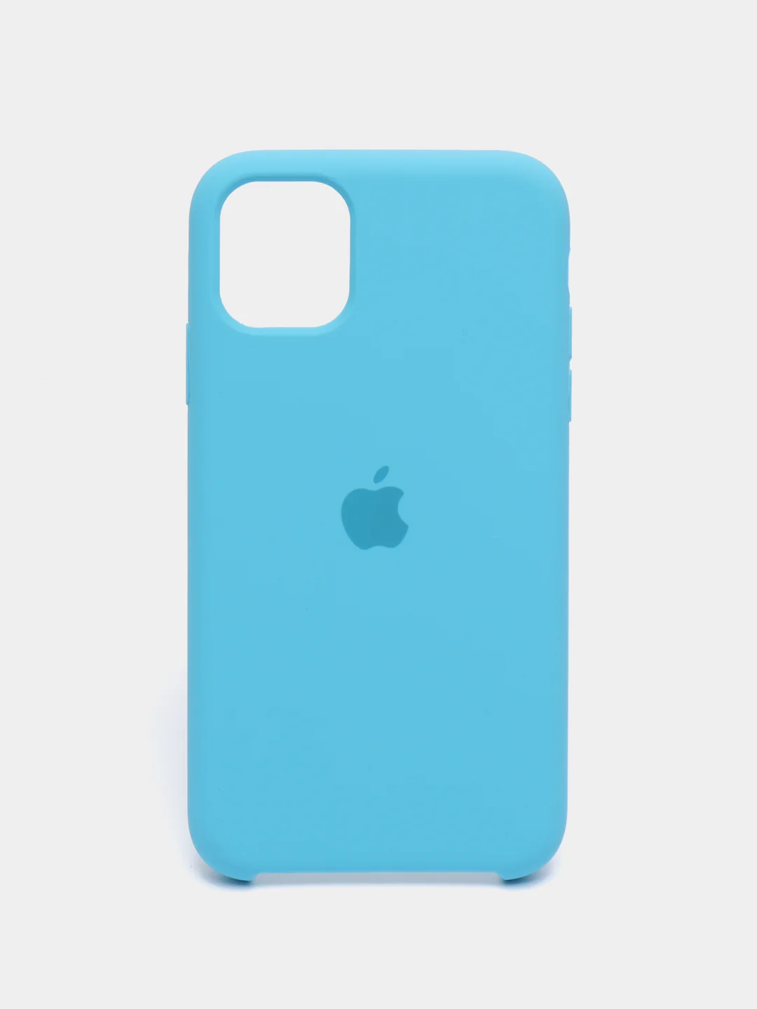 Голубой чехол Silicone Case для iPhone 11