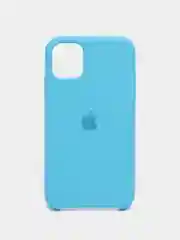 Голубой чехол Silicone Case для iPhone 11