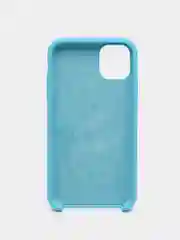 Голубой чехол Silicone Case для iPhone 11