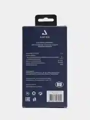 Черный магнитные беспроводные наушники Amfox AM-5, вакуумные, Bluetooth, с басом
