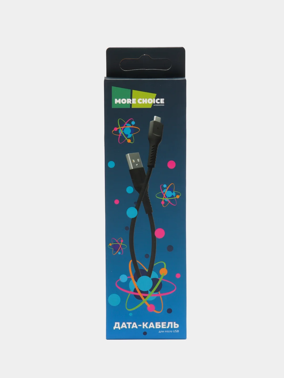 Фиолетовый кабель micro-USB More choice K16, 2.0 A, 1 м, USB 2.0