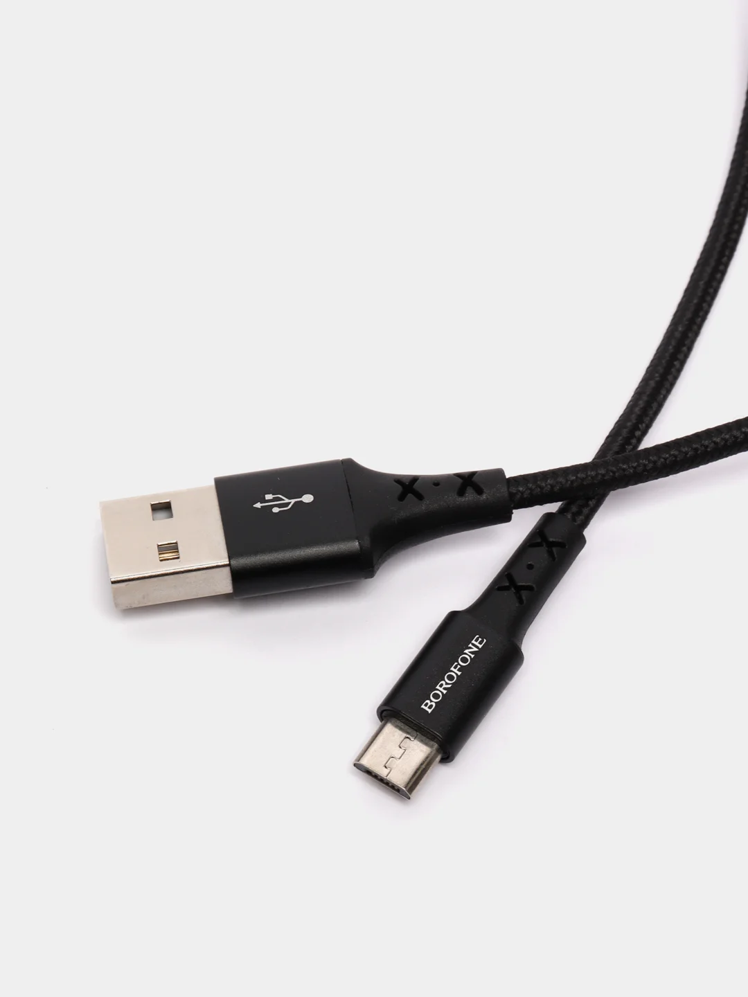 Черный кабель Borofone BX20, micro-USB, 2.0A, 1 м
